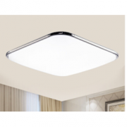 HD LED吸顶灯 卧室客厅灯具灯饰现代简约 24w银 中性光