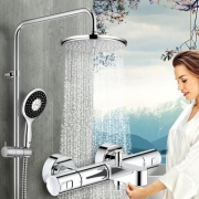 GROHE 高仪 28368000+26107000+34337000 恒温三出水花洒套装