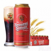 德国进口，Kaisersimon 凯撒西蒙 小麦黑啤酒 500ml*24听*2件 139.8元包邮