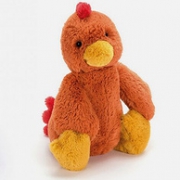 安抚玩偶，jELLYCAT 邦尼兔 害羞公鸡 中号31cm