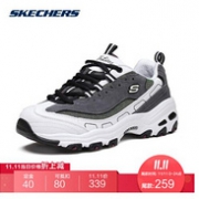 双11预售： SKECHERS 斯凯奇 D'lites 99999958 女款熊猫鞋 双色