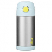 THERMOS 膳魔师 F4013 BL 儿童高真空保温吸管杯  355ml +凑单品