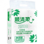 顺清柔 超洁系列 无芯卷纸 3层*2500g（12卷）*2件