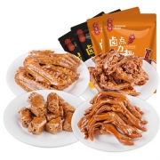 三圣宫 七星椒鸭货组合 128g*4袋 鸭翅+锁骨+鸭掌+鸭脖