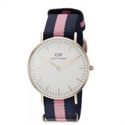 中亚Prime会员：Daniel Wellington 丹尼尔·惠灵顿 Classic系列 0506DW 尼龙表带女士手表