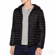 范思哲副牌，Versace Jeans 男士轻薄保暖连帽棉服 Prime会员免费直邮含税