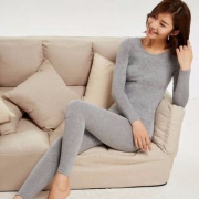 网易严选 女款咖啡碳+5℃保暖球衣/秋裤套装 多色