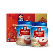 QUAKER 桂格  健康礼盒即食燕麦片 （1kg罐装*2）*3件