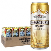 HARBIN 哈尔滨 小麦王啤酒 500ml 18听*3组 送冰纯330mL 24听