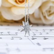 Swarovski 施华洛世奇  Fizzy 女士银色星星锁骨项链 5230280