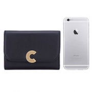 17日0点：2件！COCCINELLE CRAQUANTE SMOOTH系列 女士短款钱包