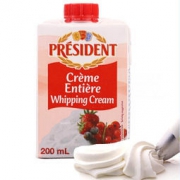 President 总统 淡奶油 200ml