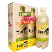 京东PLUS会员：KOOKSOONDANG 麴醇堂  韩国进口玛克丽米酒（香蕉味）750ml*2瓶 连包 *2件