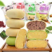 辰蔻 抹茶厦门绿豆饼糕点500g