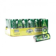 Perrier 巴黎水 气泡矿泉水 纤体罐装 330ml*24罐 青柠味