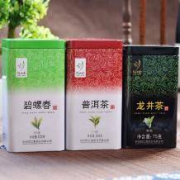 忆江南 龙井 碧螺春 组合茶叶 三罐装 275g