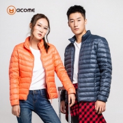 90%白鸭绒，Acome 阿珂姆 AG162D1005 男女轻薄羽绒服