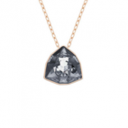 SWAROVSK 施华洛世奇 5098370 Brief 玫瑰金色夜影水晶项链