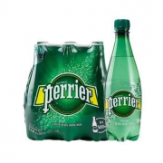 Perrier 巴黎水 含气天然矿泉水 原味 500ml