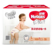HUGGIES 好奇 银装 婴儿成长裤 XL100+28片 *3件