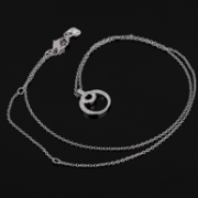 施华洛世奇 CHARMED 双环密镶水晶项链 973772