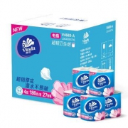 Vinda 维达 超韧卷纸 4层180g*27卷 *4件 +凑单品