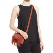 Rebecca Minkoff 瑞贝卡·明可弗 女士真皮流苏斜挎包 HSP7ERHD07 Prime会员免费直邮含税
