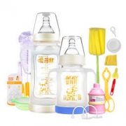 IVORY  爱得利 JDT-03 玻璃奶瓶套装 宽口径