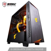 雷霆（RAYTINE）  Aorus 757 组装台式机（i9-9900K、RTX 2080 Ti、8GB×2、500GB+3TB）