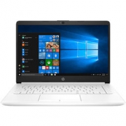 HP 惠普 HP14s-cf0002TU 14英寸轻薄笔记本（窄边框 双核 128GB固态 白）