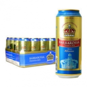 京东PLUS会员：Barbarossa 凯尔特人 小麦啤酒500ml*24 整箱装
