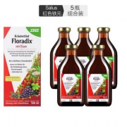 双十一预售，补血圣品 Salus Floradix 铁元 红瓶 500ML*5瓶