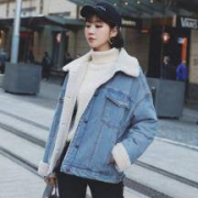 双11预售：韩都衣舍 2018新款 女士加厚牛仔棉服