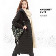雅鹿 YS6102390 女士中长款羽绒服