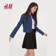 H＆M DIVIDED HM0579865 女装休闲短款牛仔外套