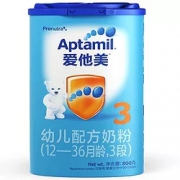 爱他美（Aptamil）  婴幼儿配方奶粉 中文版 3段 800g *2件