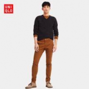 优衣库UNIQLO 男装 高弹力紧身无褶长裤 411212