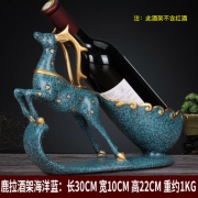 鹿红 欧式鹿形酒架摆件