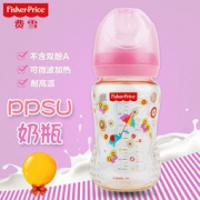 移动端： Fisher-Price 费雪 PPSU宽口径奶瓶 粉色 240ml