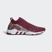 双11预售： adidas 阿迪达斯 三叶草 EQT SUPPORT Sock PK 男款休闲运动鞋 红色