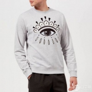 Kenzo 男士纯棉大眼Logo圆领卫衣 £123.75