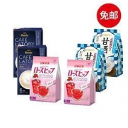 日东红茶米酒味8p*2+樱桃野玫瑰8p*2+AGF皇家奶茶6p*2