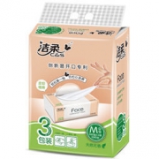 C&S 洁柔 M中号无香抽纸 3层120抽*3包 *2件