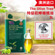 The Olive Tree 奥乐齐 澳洲进口特级初榨橄榄油3L罐装