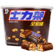 24日6点：SNICKERS 士力架 花生夹心巧克力 460g