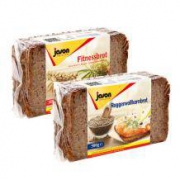 德国捷森全麦黑面包500g*2袋