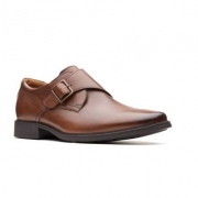 限尺码，Clarks 其乐 Tilden Style 男士真皮孟克鞋 Prime会员免费直邮含税