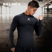 菲戈代言西班牙运动品牌，KELME 卡尔美 儿童/男士高低领长袖紧身衣 多色
