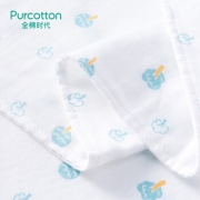 全棉时代（PurCotton）  婴儿纱布浴巾 80x140cm 1条装
