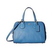 COACH 蔻驰  Crossgrain Nolita Satchel 女士真皮手提包 蓝色 $99.99